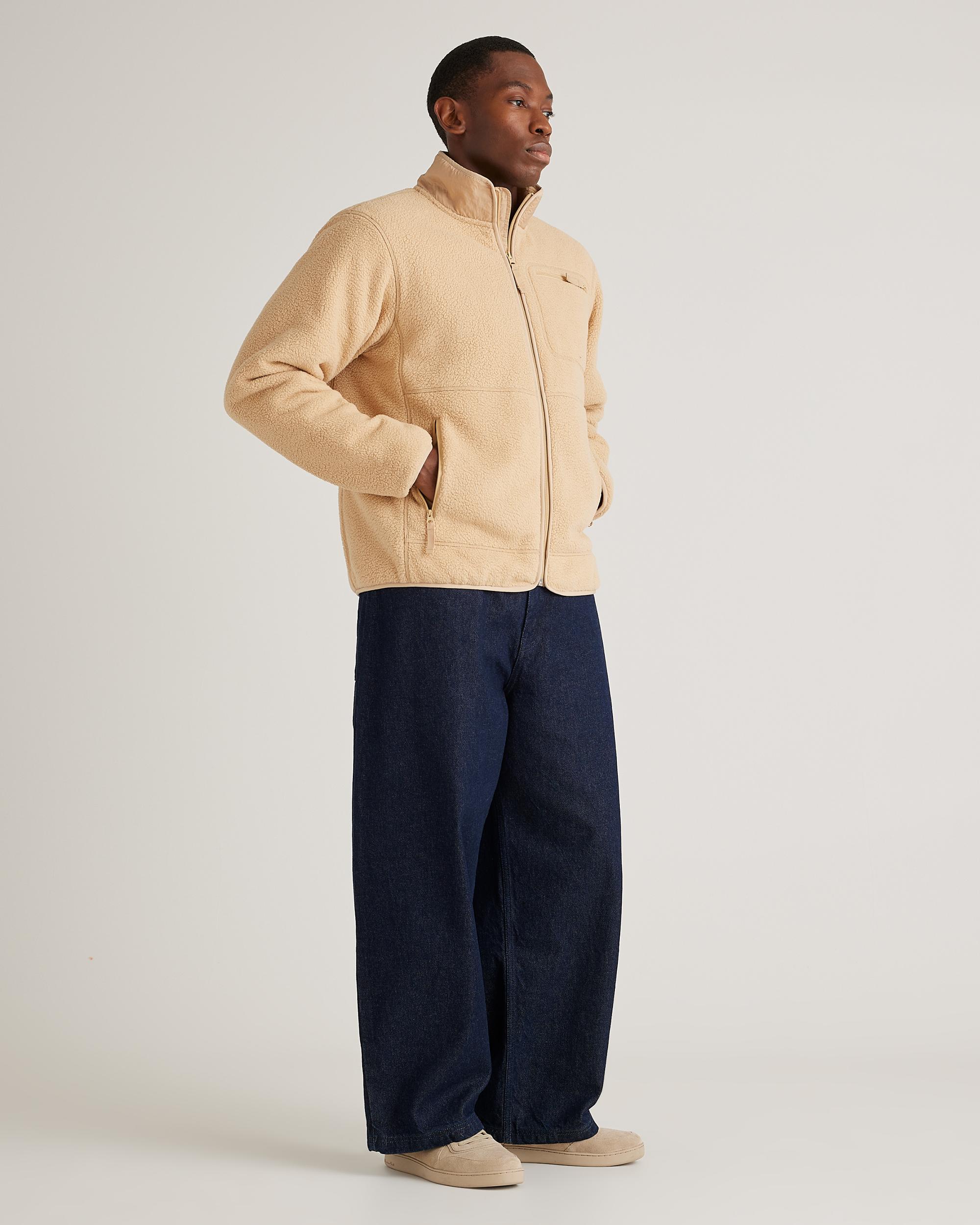 Quince | Men's Sherpa Full Zip Jacket 100% Polyester Product Image