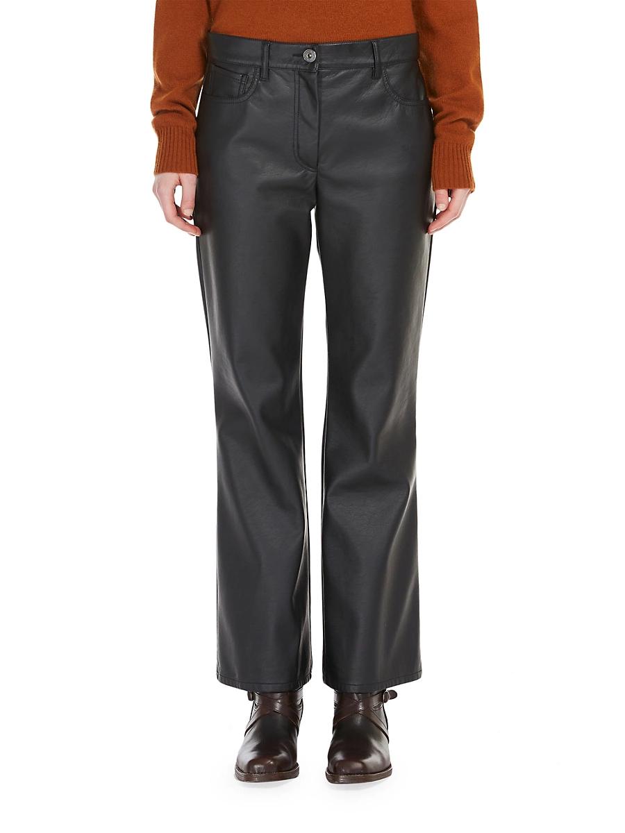 Womens Califfo Faux Leather Five-Pocket Pants Product Image