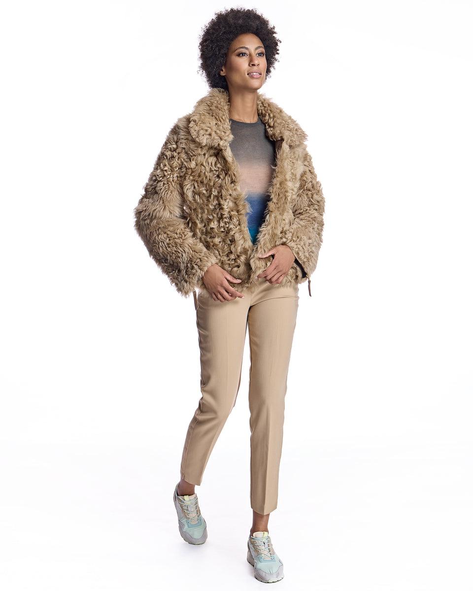 Reversible Curly Lamb Jacket Product Image