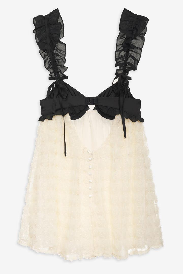Poppy Mini Dress — Ivory Product Image