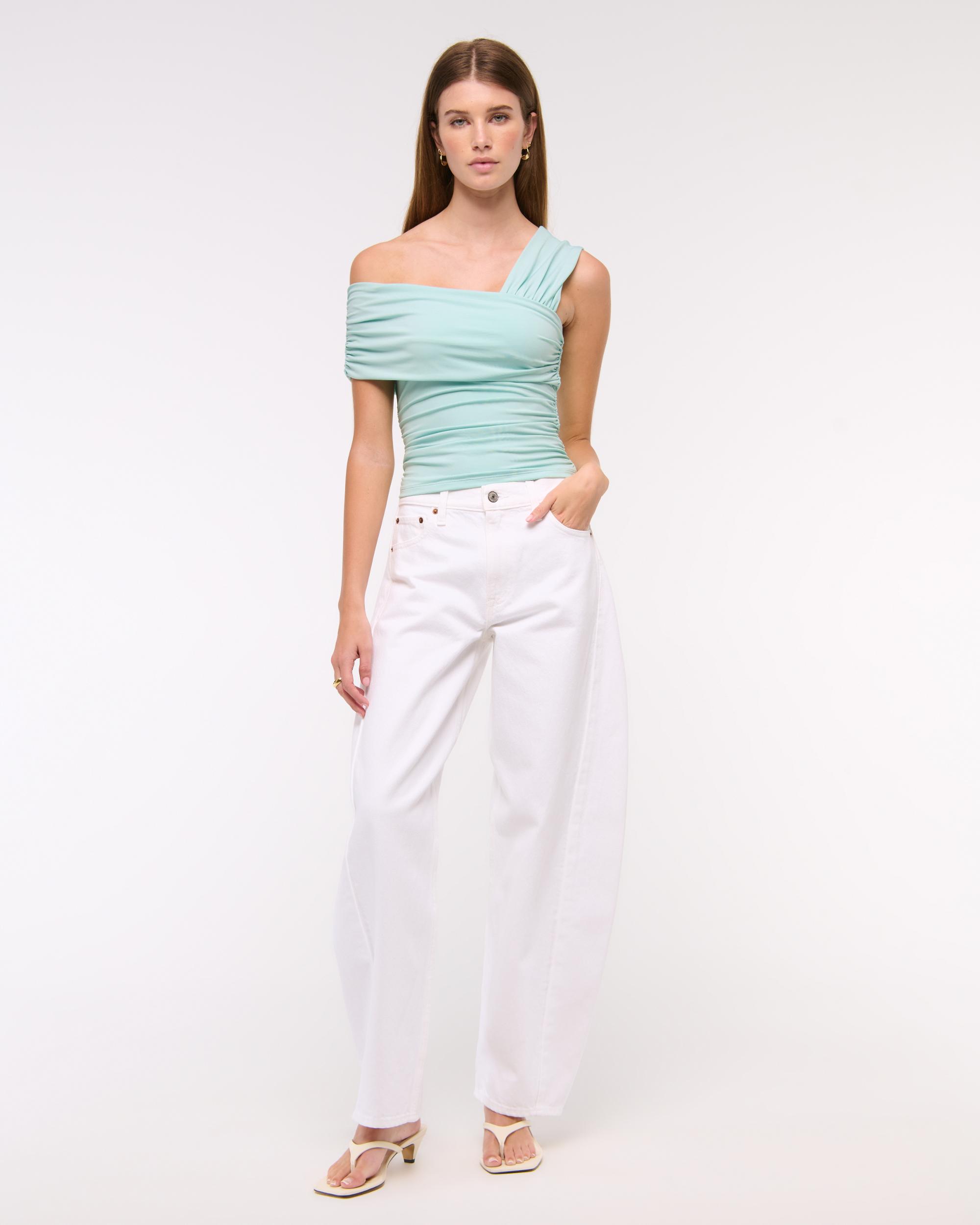 Asymmetrical Wrap Top Product Image