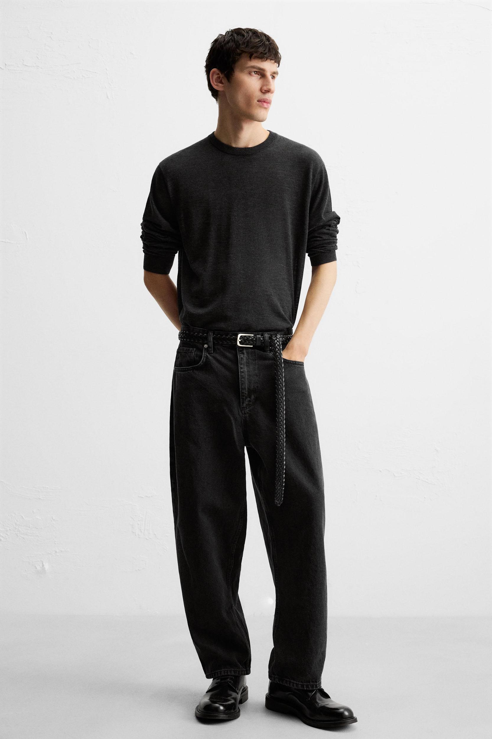 TAPERED WIDE FIT JEANS Product Image