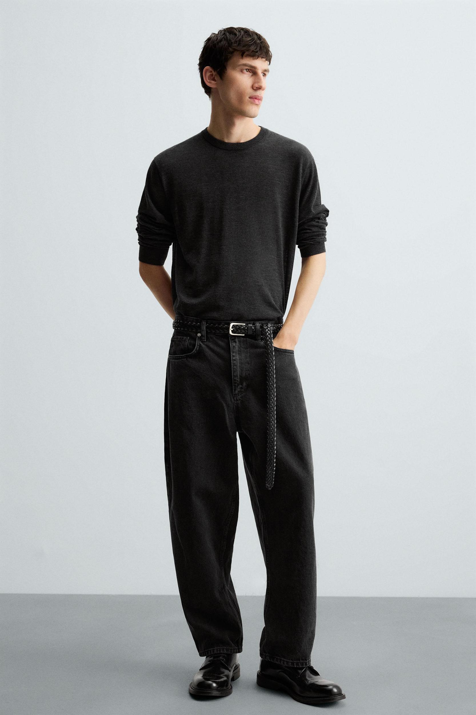 TAPERED WIDE FIT JEANS Product Image