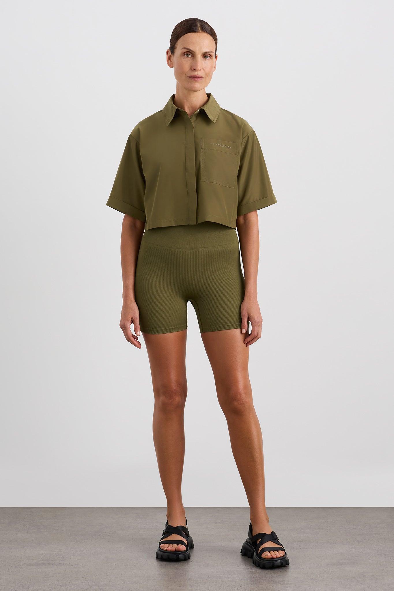 Cropped Spray Shirt 441 Product Image