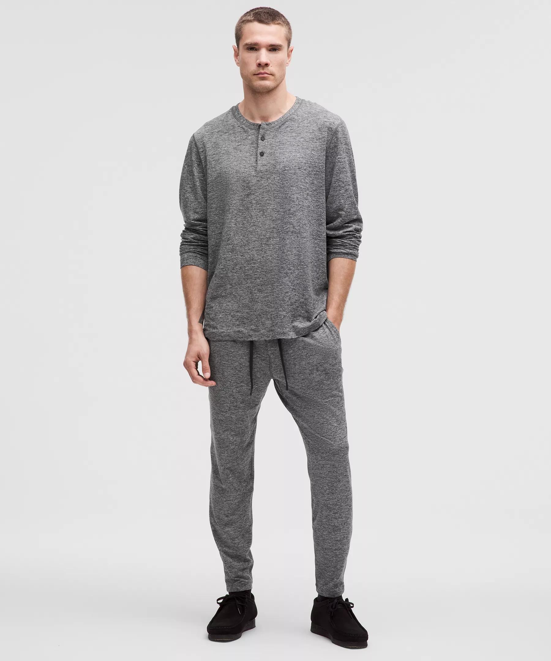 Soft Jersey Long-Sleeve Henley Product Image