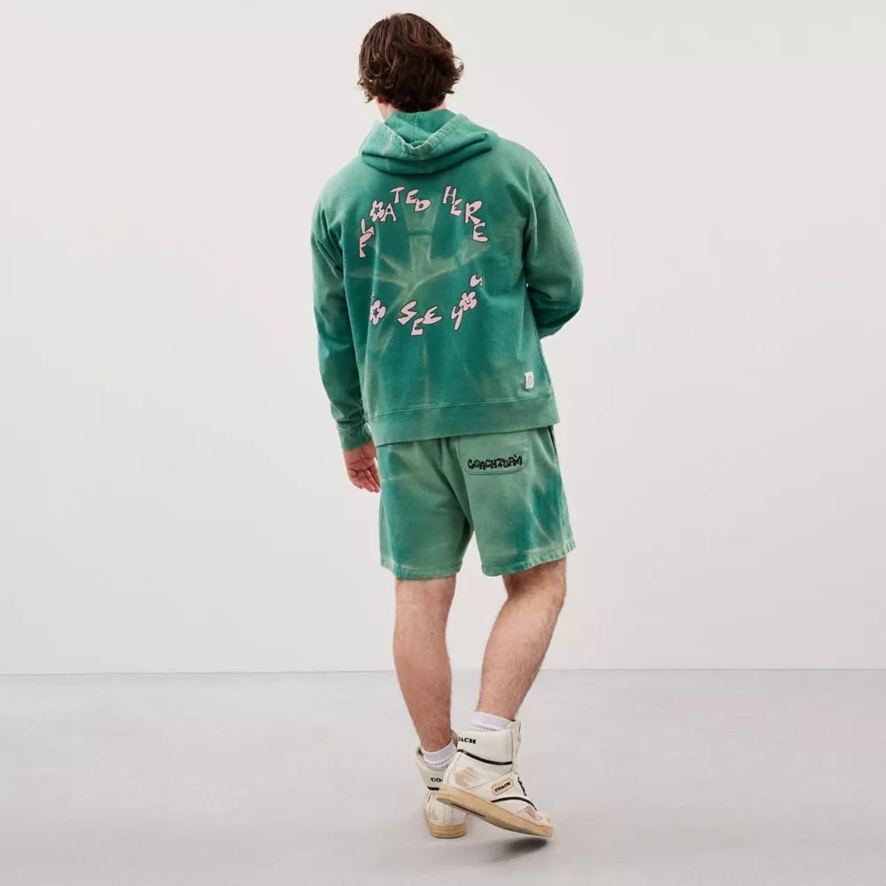 Hoodie With Floating Butterfly Print Product Image