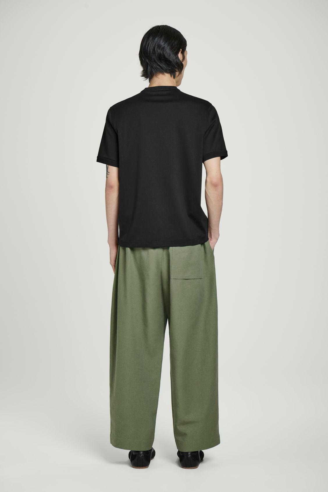 REGULAR-FIT MERCERIZED-COTTON T-SHIRT Product Image