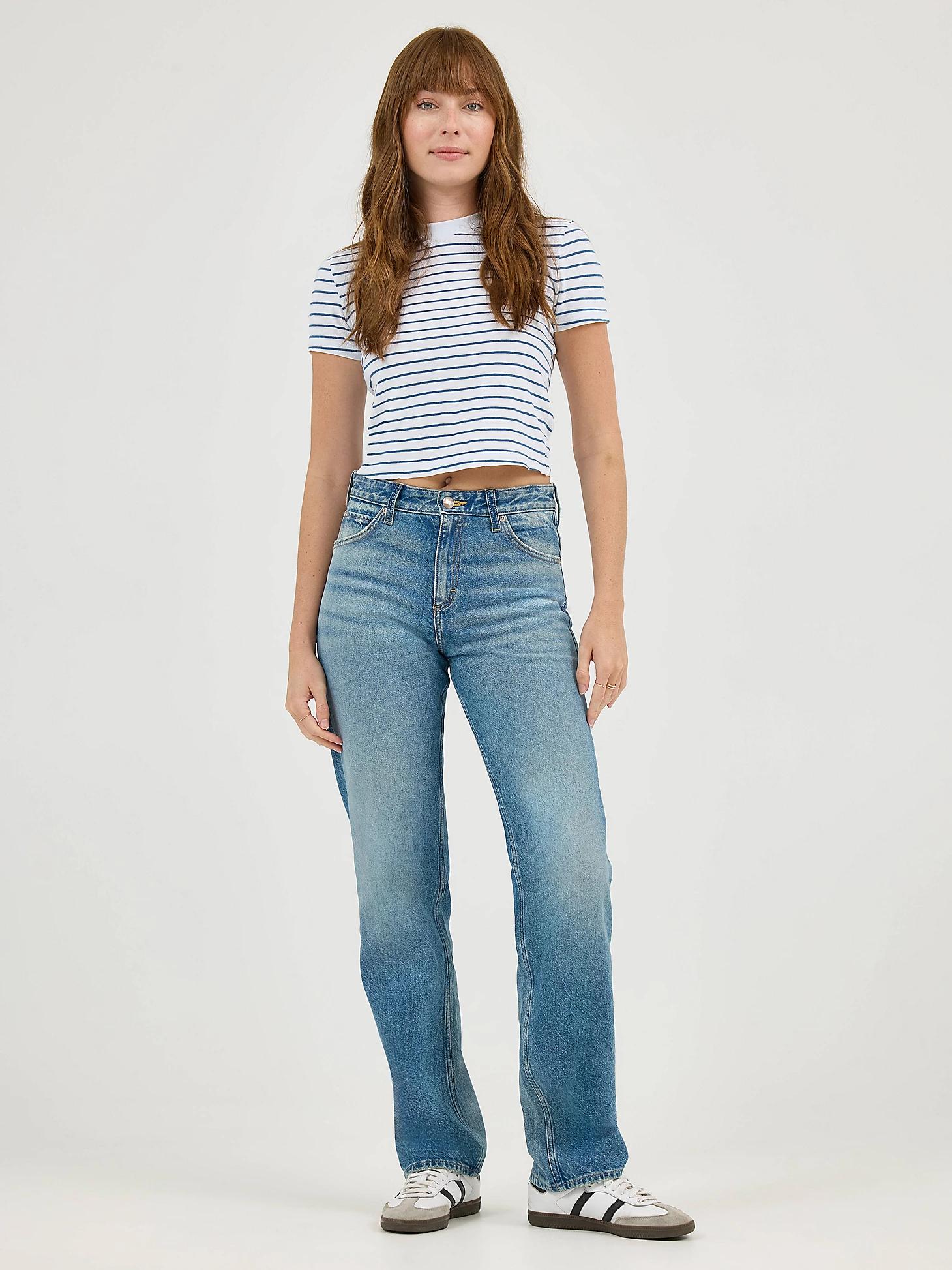 Women's Fitted Crop Logo Tee | Women's Tops & Tees | Lee® Product Image