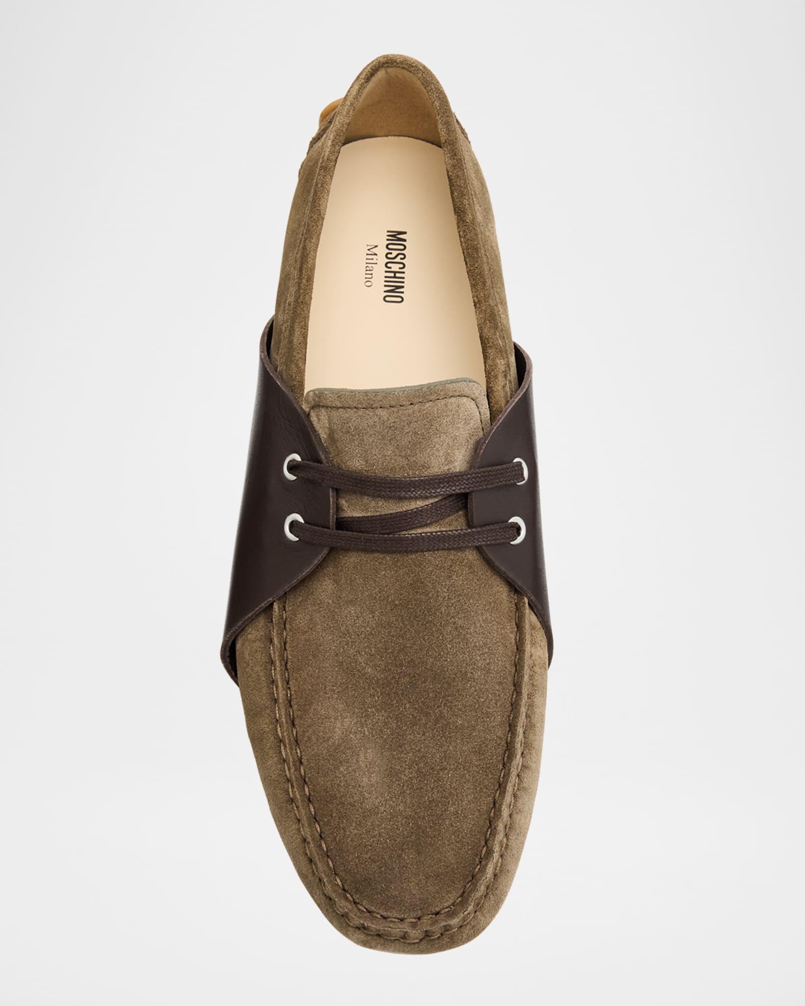 Men's Suede and Leather Moccasin Drivers Product Image