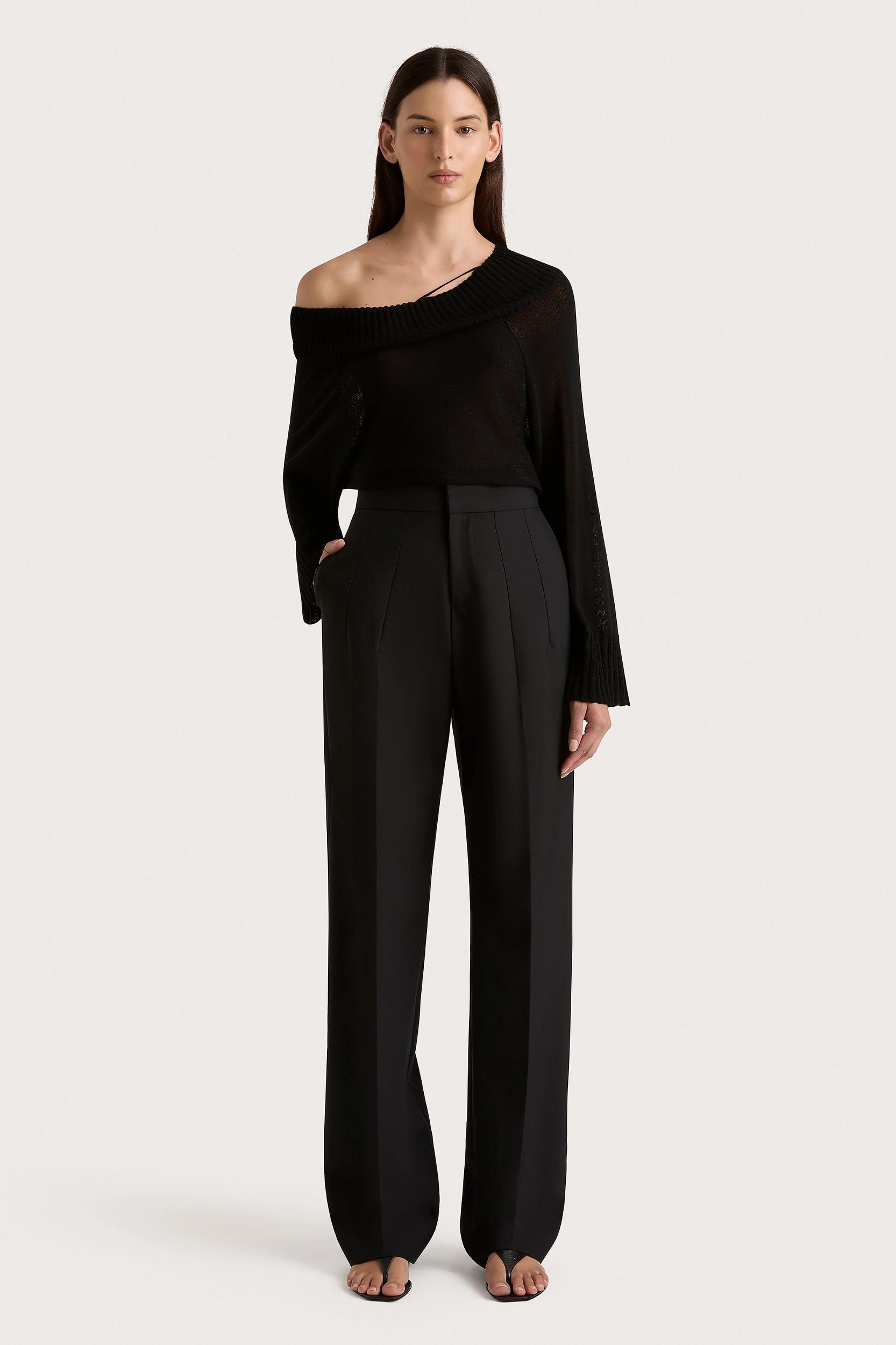 Cecilie Knit Top Black - Final Sale Product Image