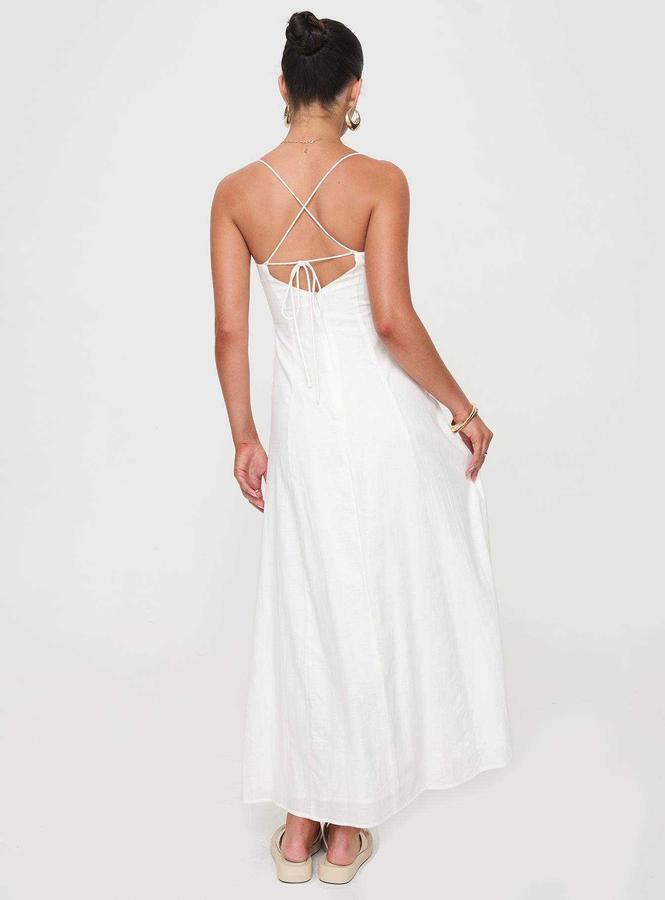 Brightwell Maxi Dress White Product Image