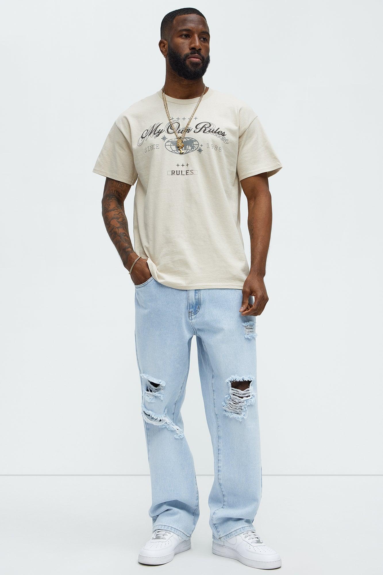 My Own Rules Short Sleeve Tee - Sand Product Image