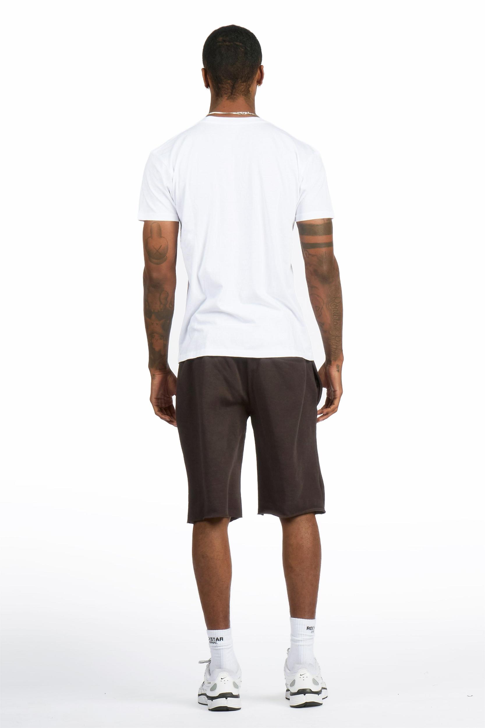 Twinkle White/Iron T-Shirt/Short Set Male Product Image