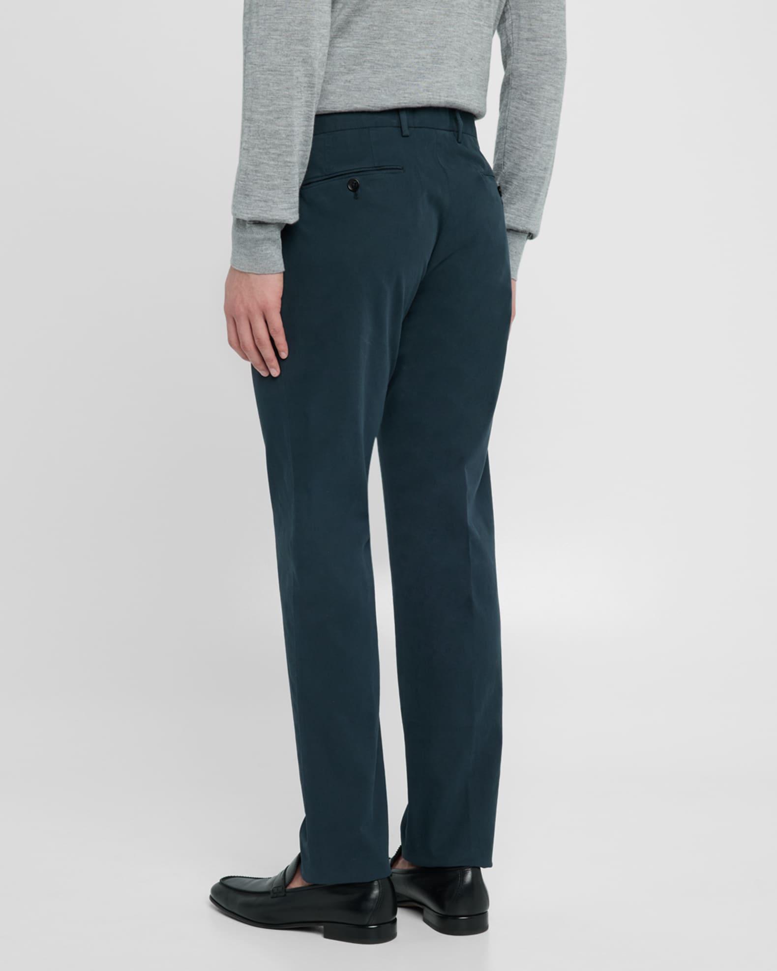 Men's Straight Fit Flat-Front Pants Product Image