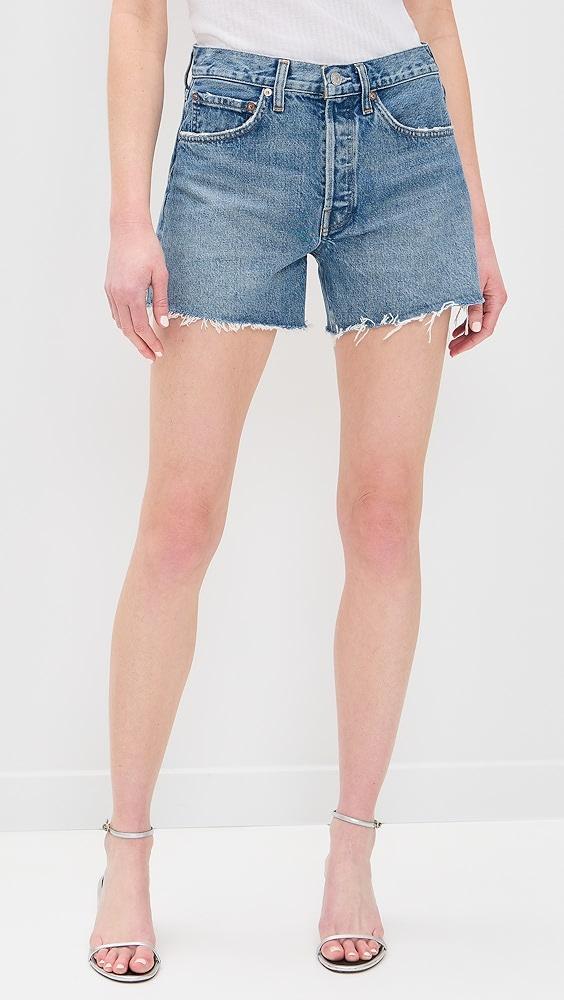 AGOLDE Parker Long: Loose Fit Vintage Shorts | Shopbop Product Image