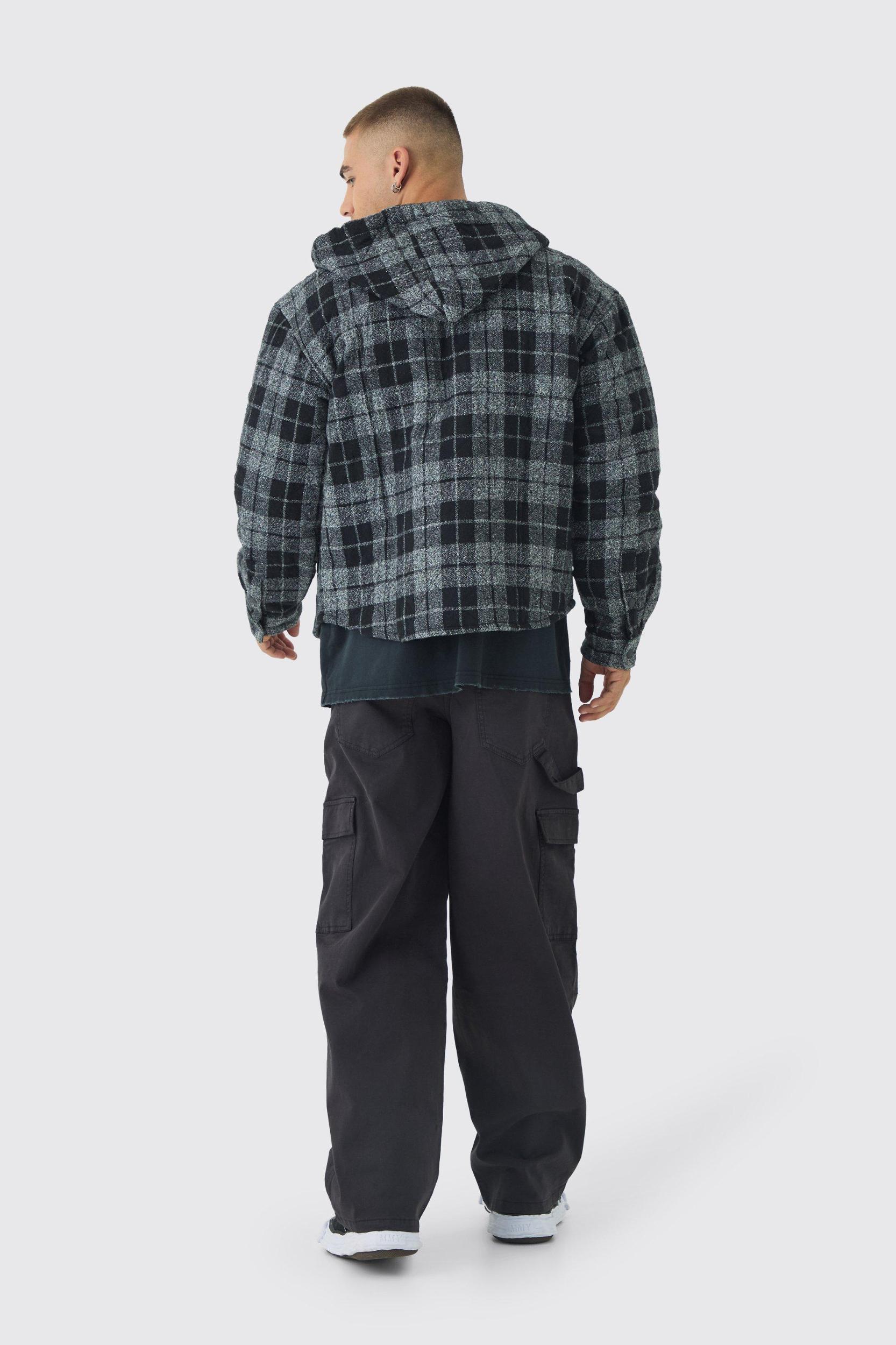 Baggy Twill Overdye Carpenter Cargo Pants | boohooMAN USA Product Image