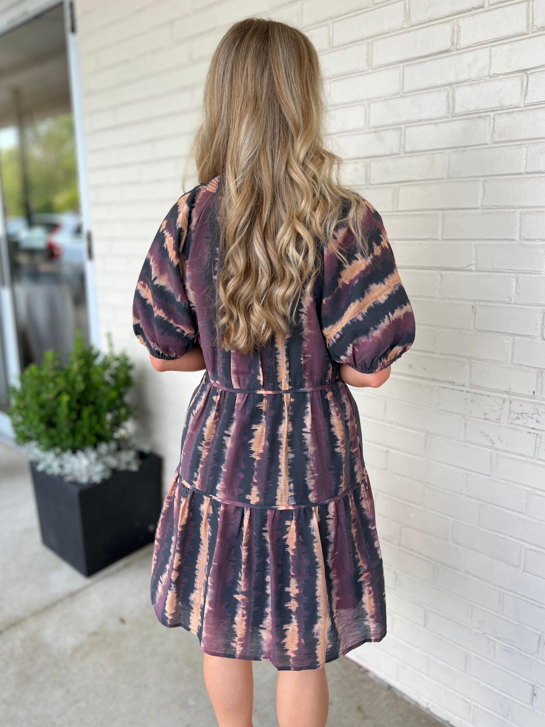 Hannah Tiered Mini Dress Product Image