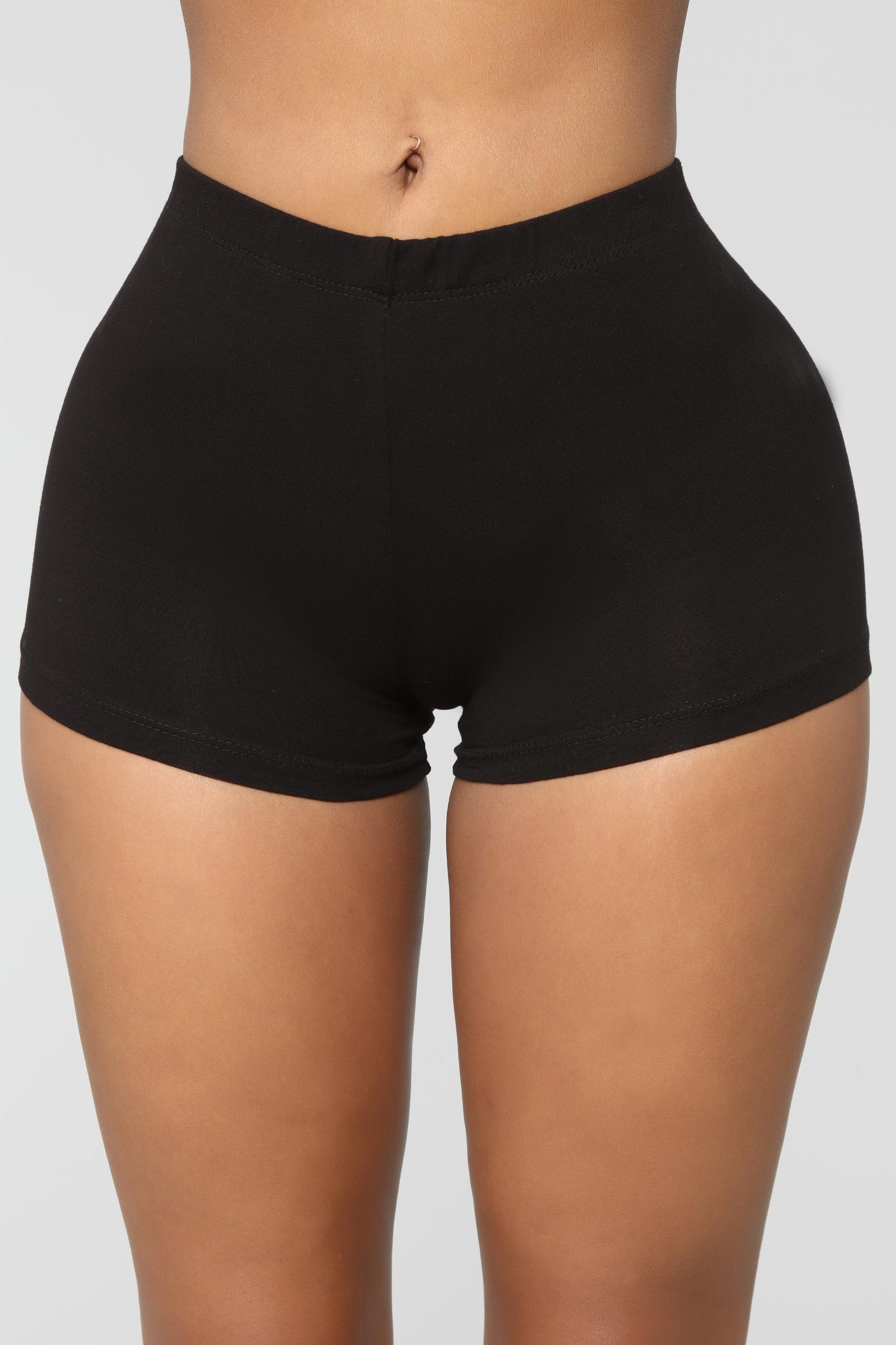 Plain Jane Mini Shorts - Black Product Image
