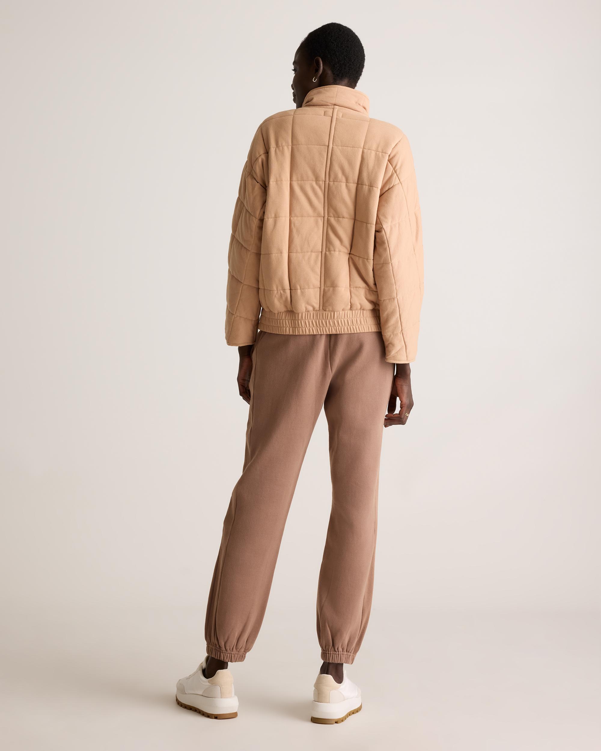 Quince | Women's Quilted Knit Jacket Organic Cotton Product Image