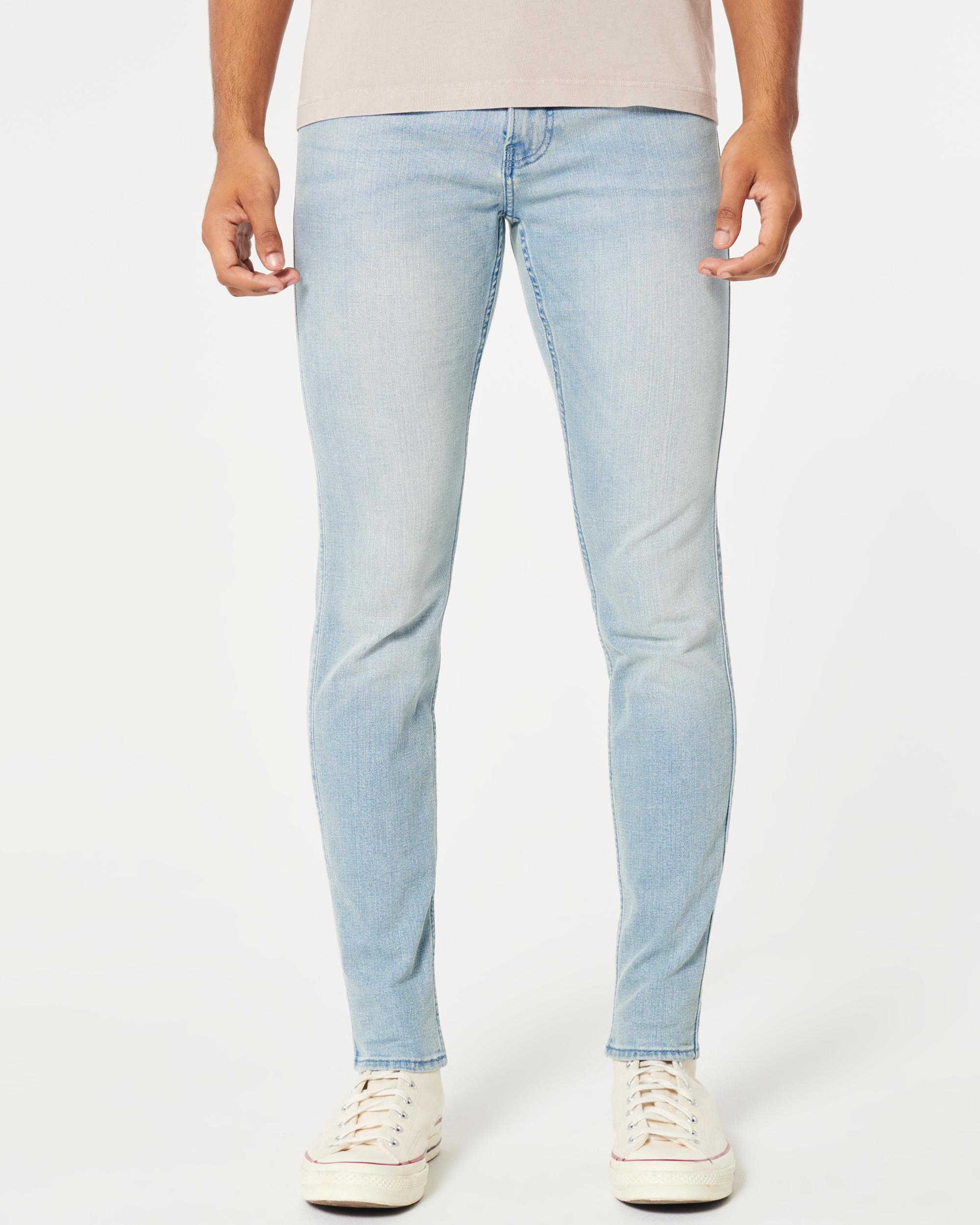 Light Wash Super Skinny Jeans Product Image