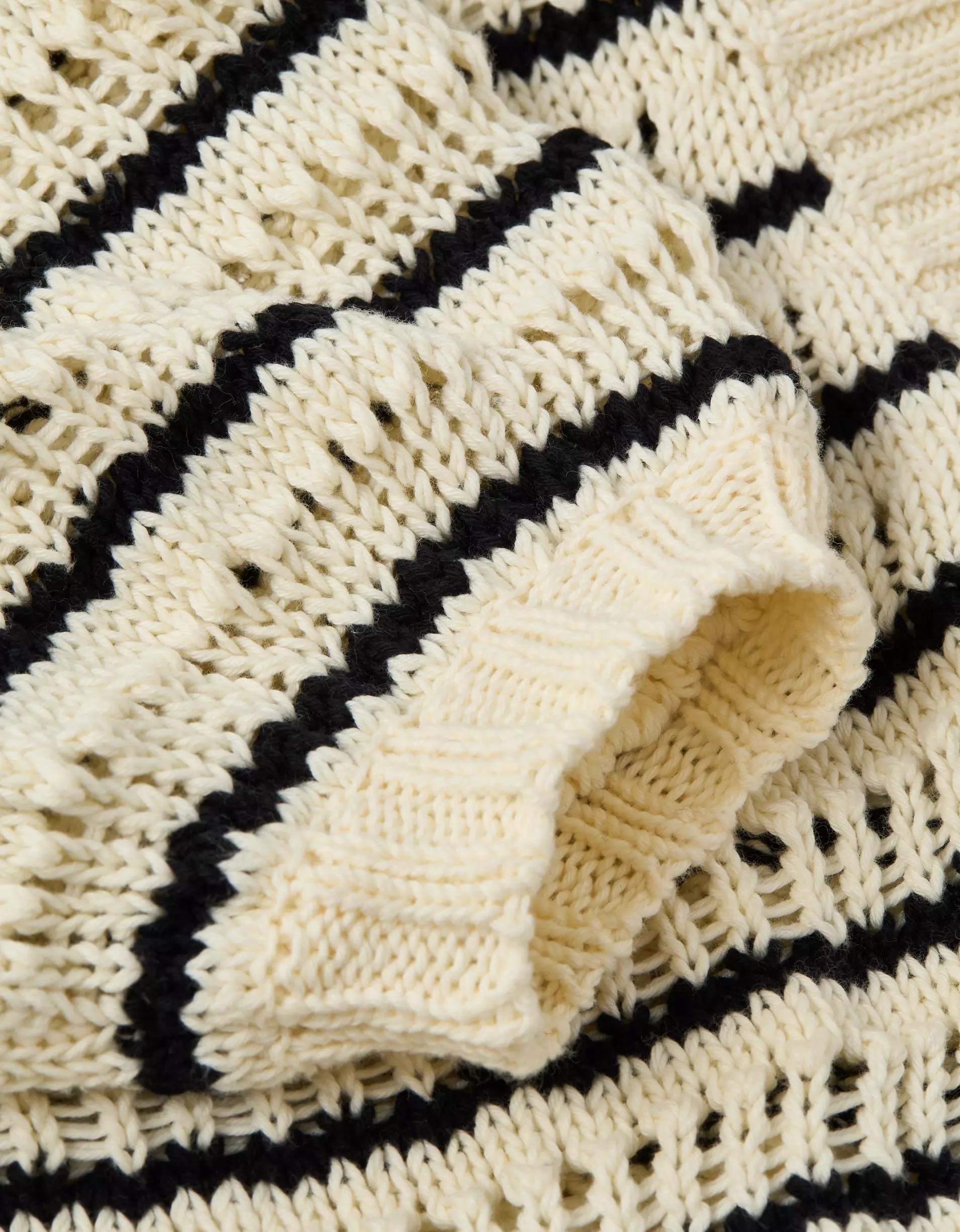 AE Balloon Sleeve Crochet Cardigan Product Image