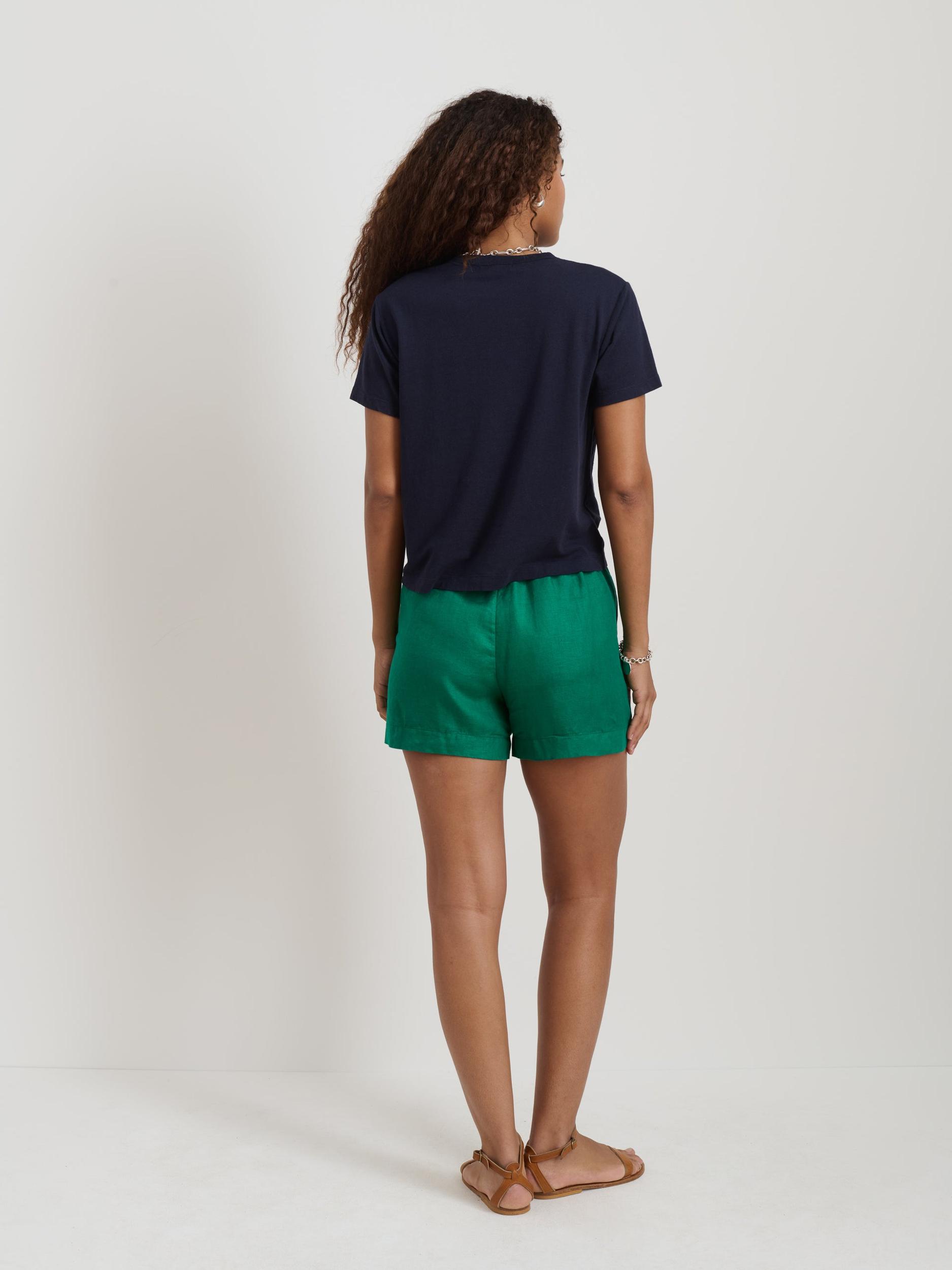 Garcon Tee In Linen Cotton Product Image