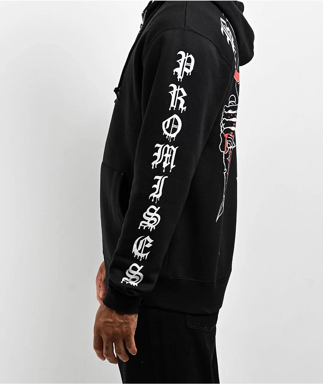 Broken Promises 5150 Black Zip Hoodie Product Image