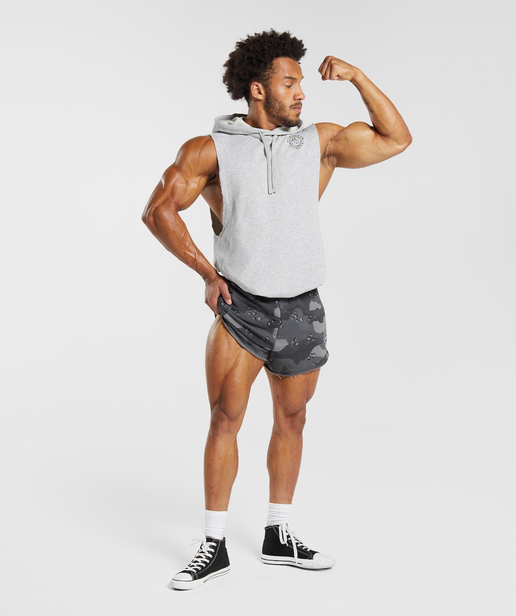 Gymshark Legacy 4" Shorts - Pitch Grey Male Product Image
