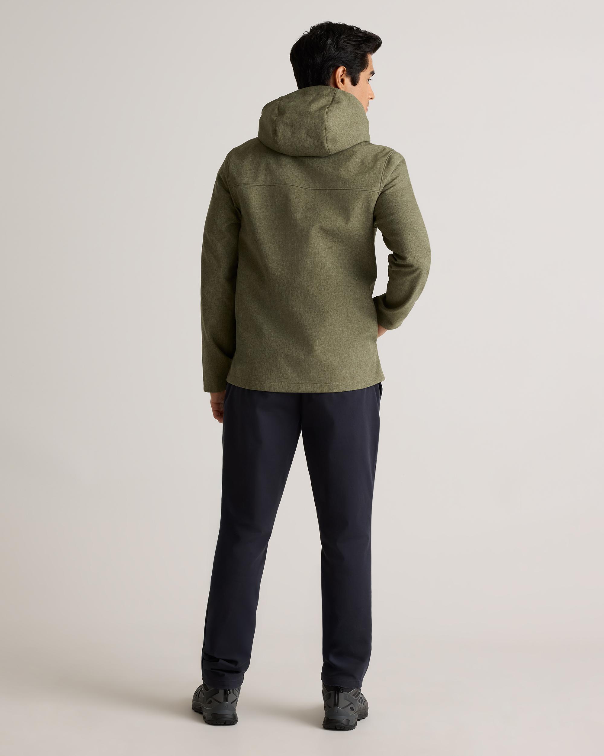 Quince | Men's Softshell Fleece-Lined Full-Zip Hooded Jacket Recycled Polyester Product Image