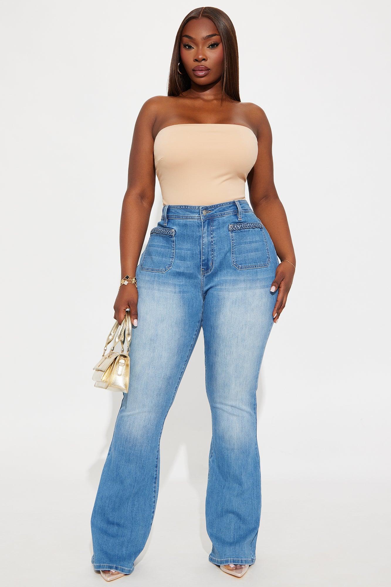 Je T'aime Denim Flare Jeans - Medium Wash Female Product Image