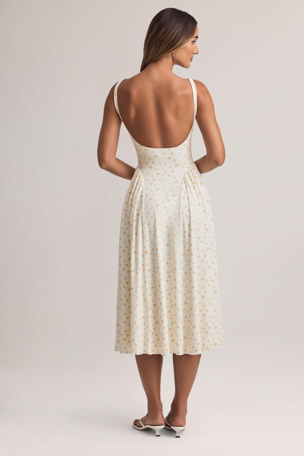 Modal A-Line Midaxi Dress in Floral Print Product Image