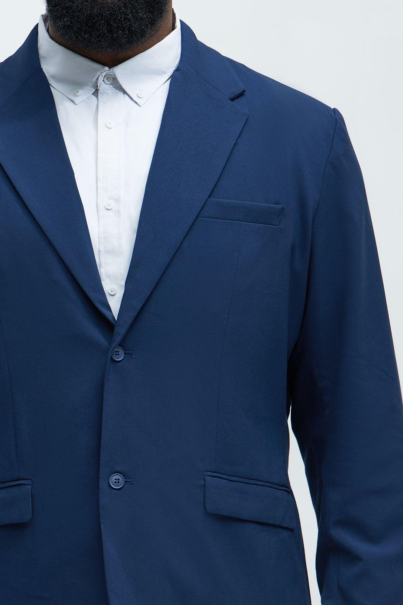 The Modern Stretch Suit Jacket - Navy Product Image