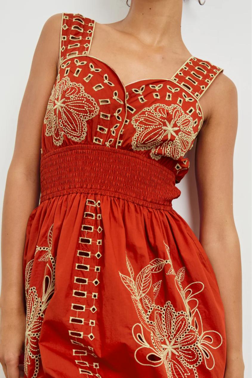 Fawn Dress - Terracotta Product Image