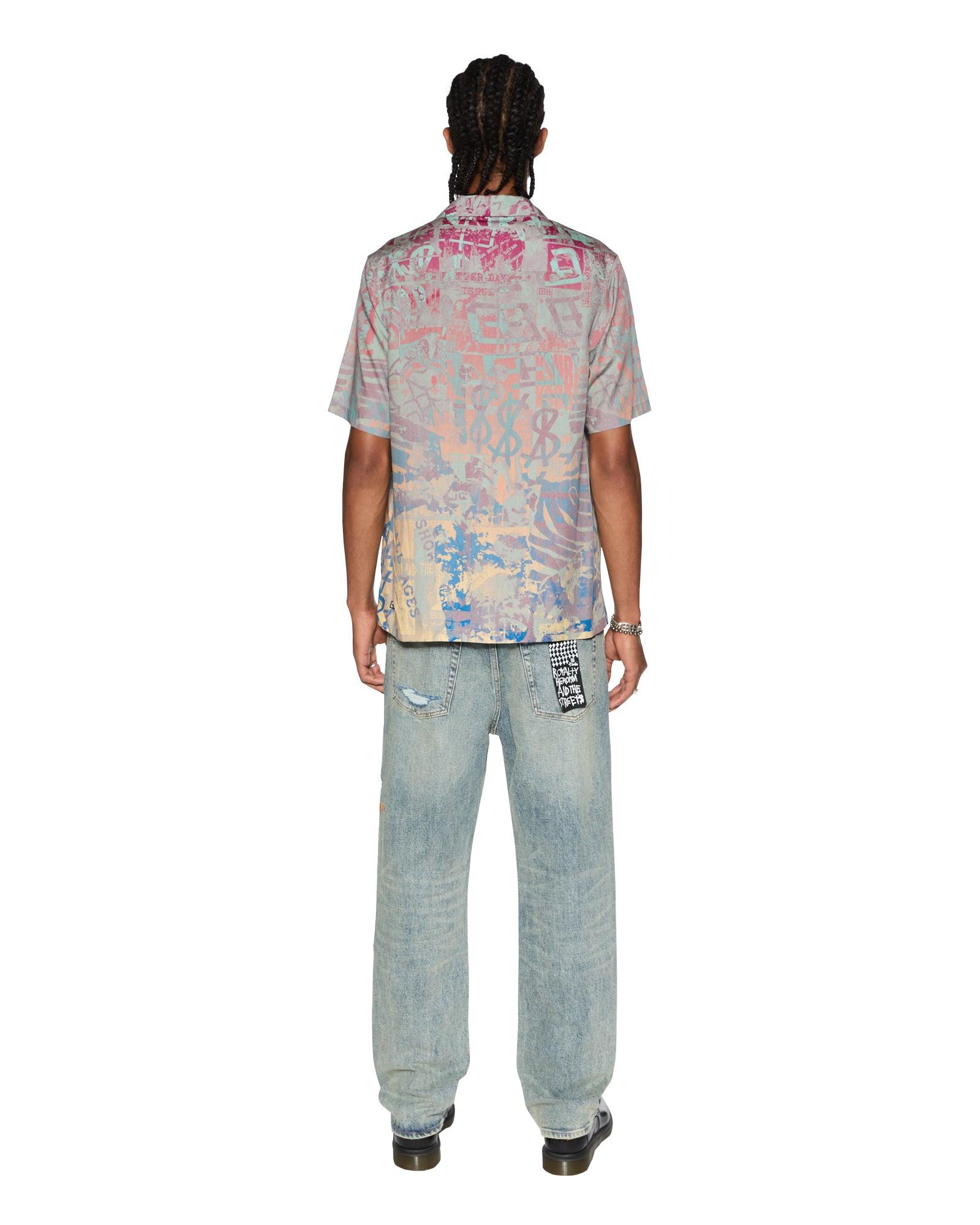 IKON MANIA RESORT SS SHIRT MULTI Male Product Image