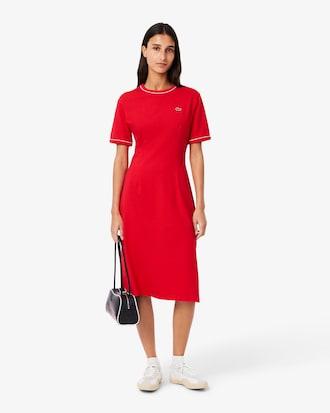 Women's Trim Accent Jersey T-Shirt Dress Product Image