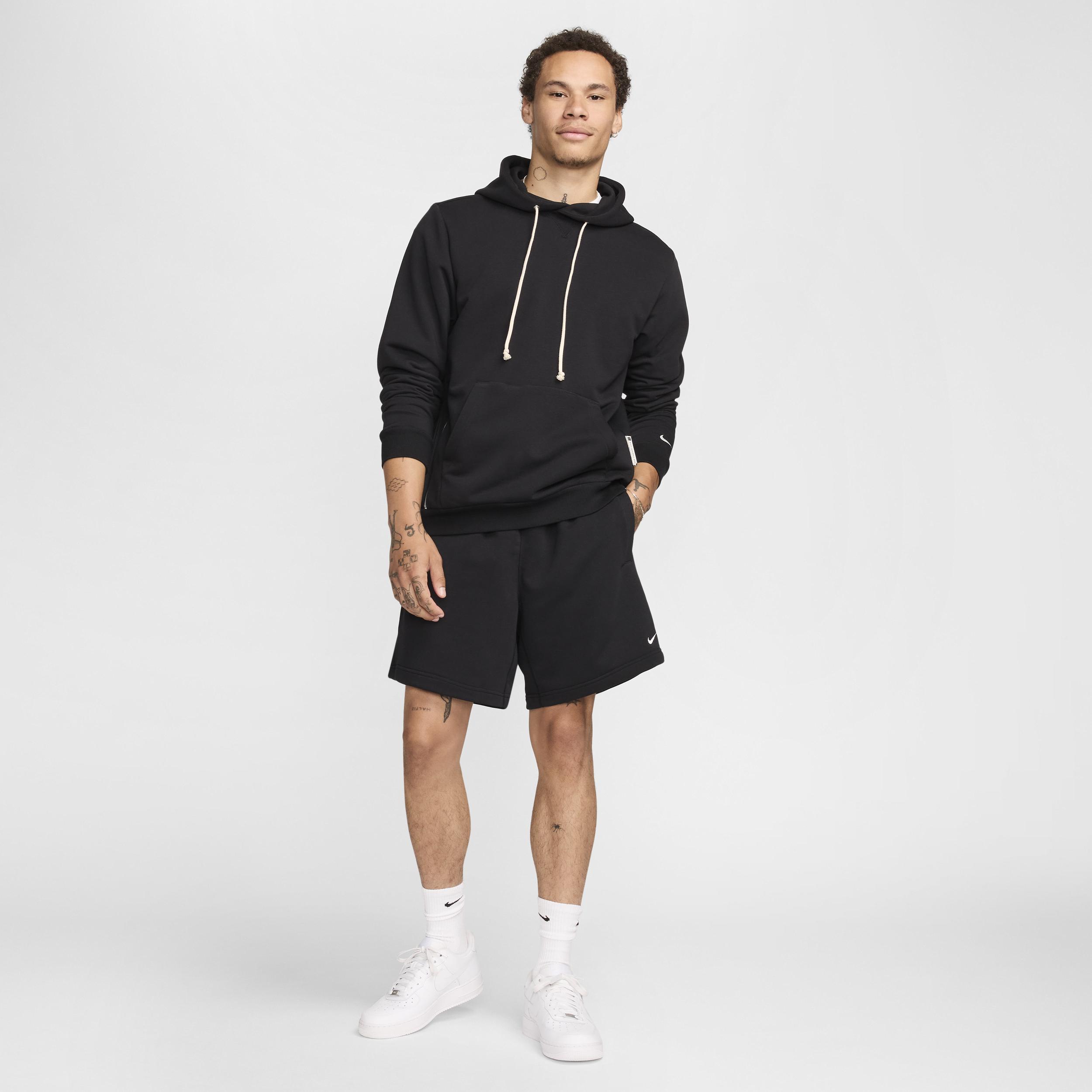 Nike Mens Standard Issue 8 Dri-FIT Fleece Basketball Shorts | FZ0216-010 Product Image
