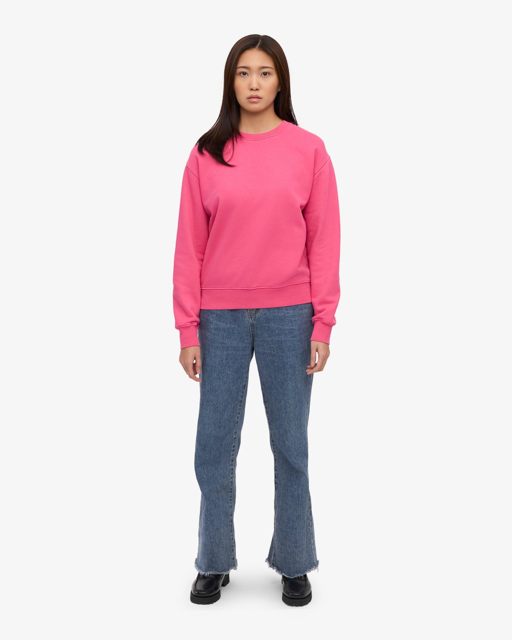 Women Classic Organic Crew - Bubblegum Pink Product Image