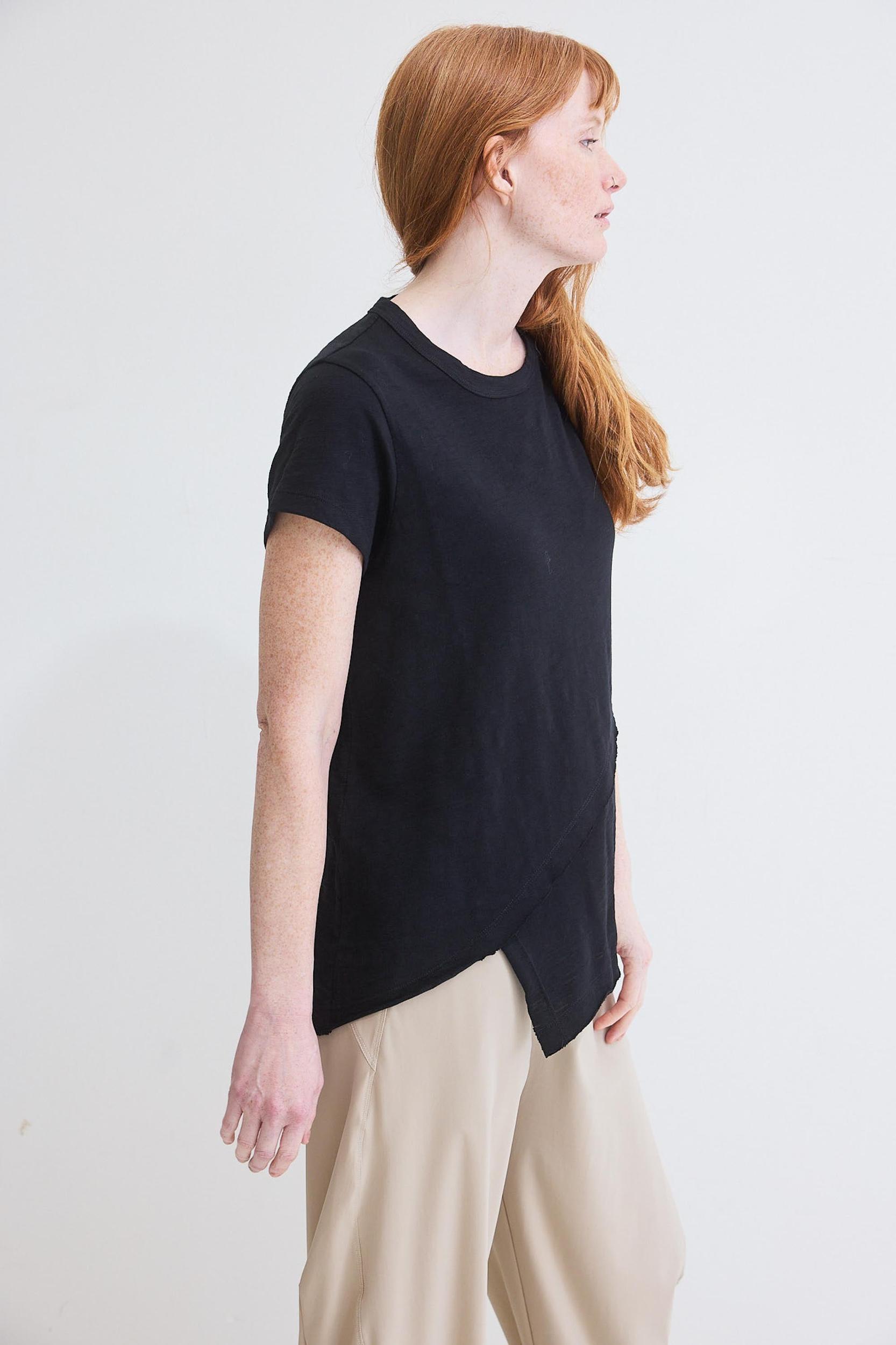 Inner Glow Asymmetric Short Sleeve Top Product Image
