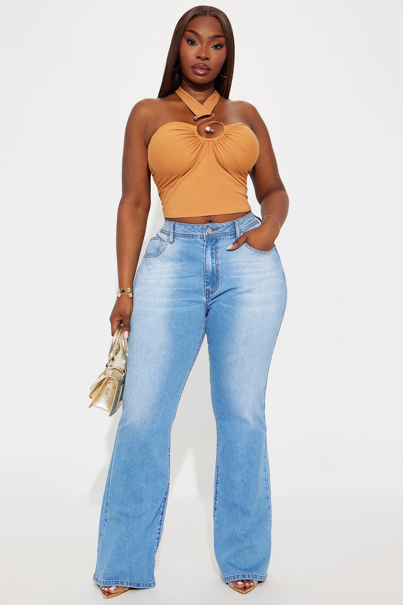 Hold You In Stretch Bootcut Jeans - Medium Wash Female Product Image