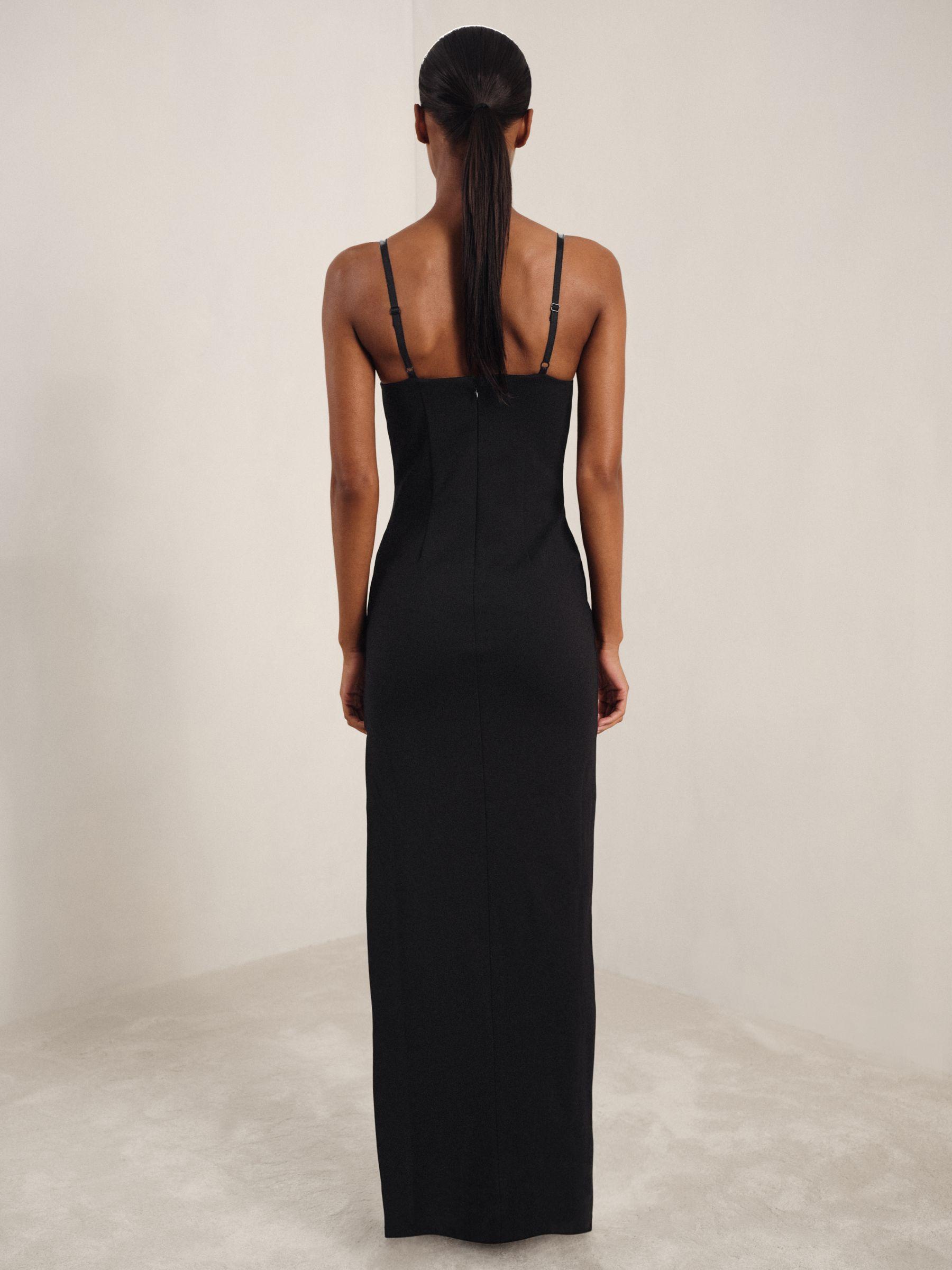 Good American Crystal-Trim Maxi Dress in Black Product Image