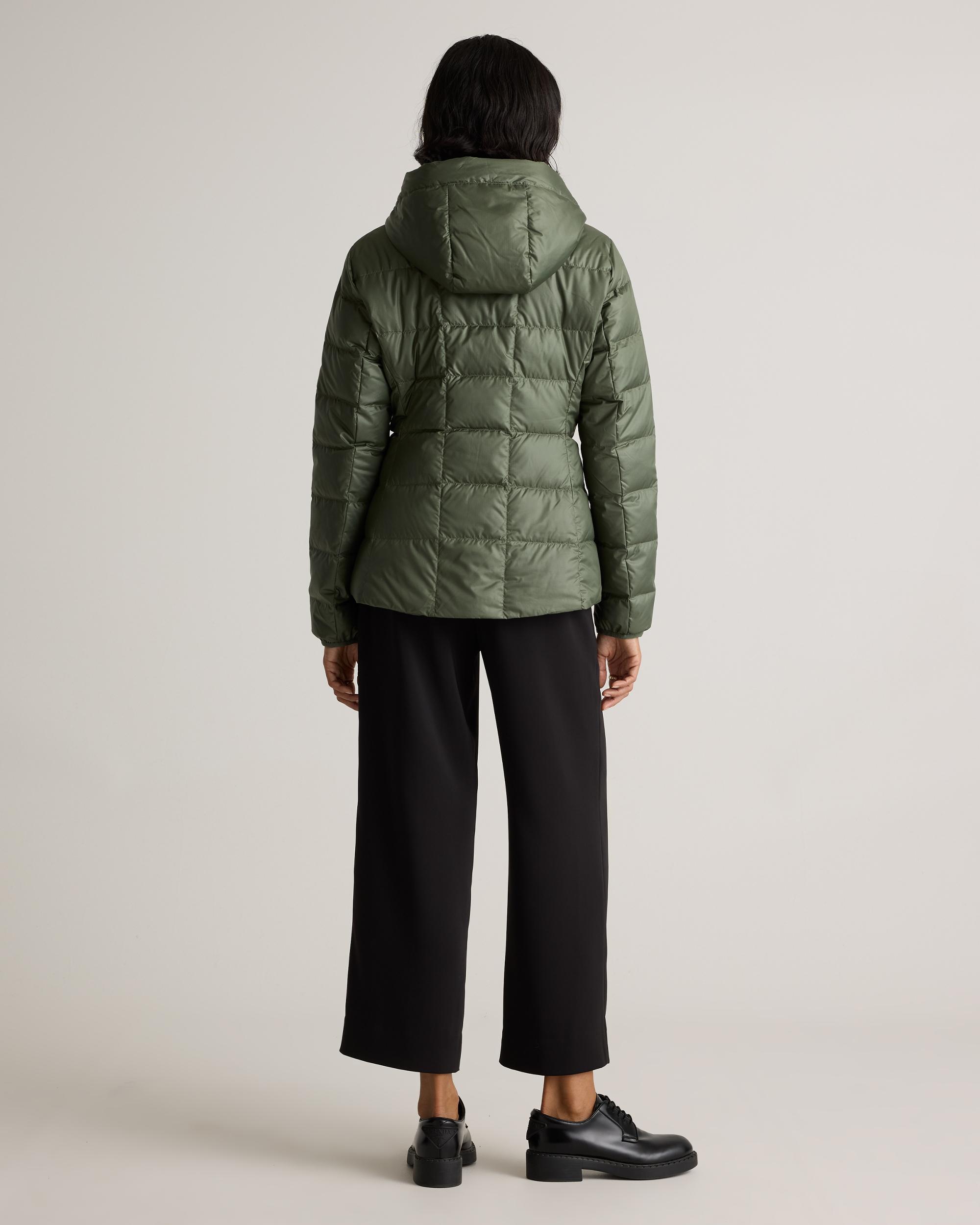 Quince | Women's Lightweight Down Packable Puffer Hooded Jacket Recycled Polyester Product Image
