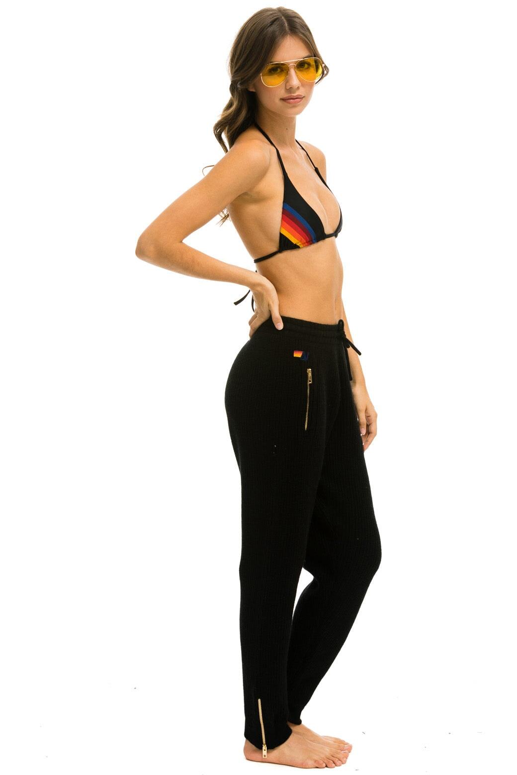 VINTAGE CABIN CASHMERE SWEATER PANT	- BLACK Product Image