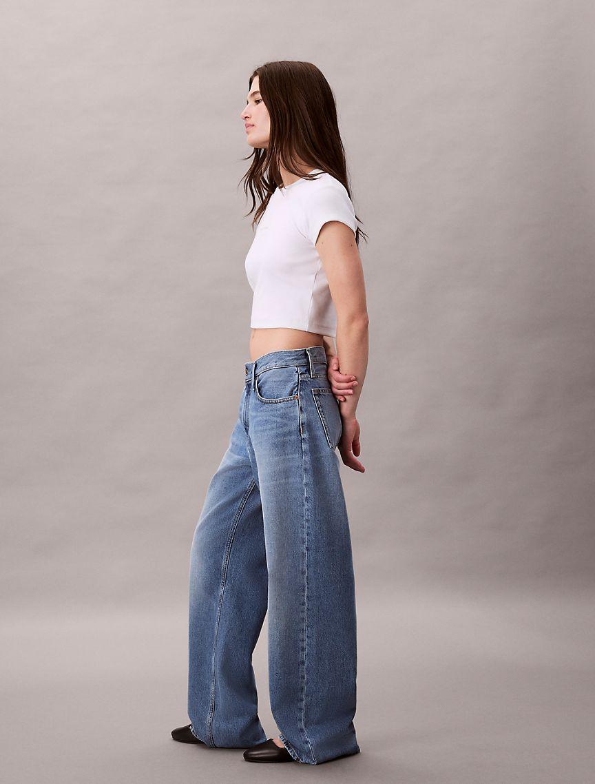 Low Rise Baggy Jeans Product Image