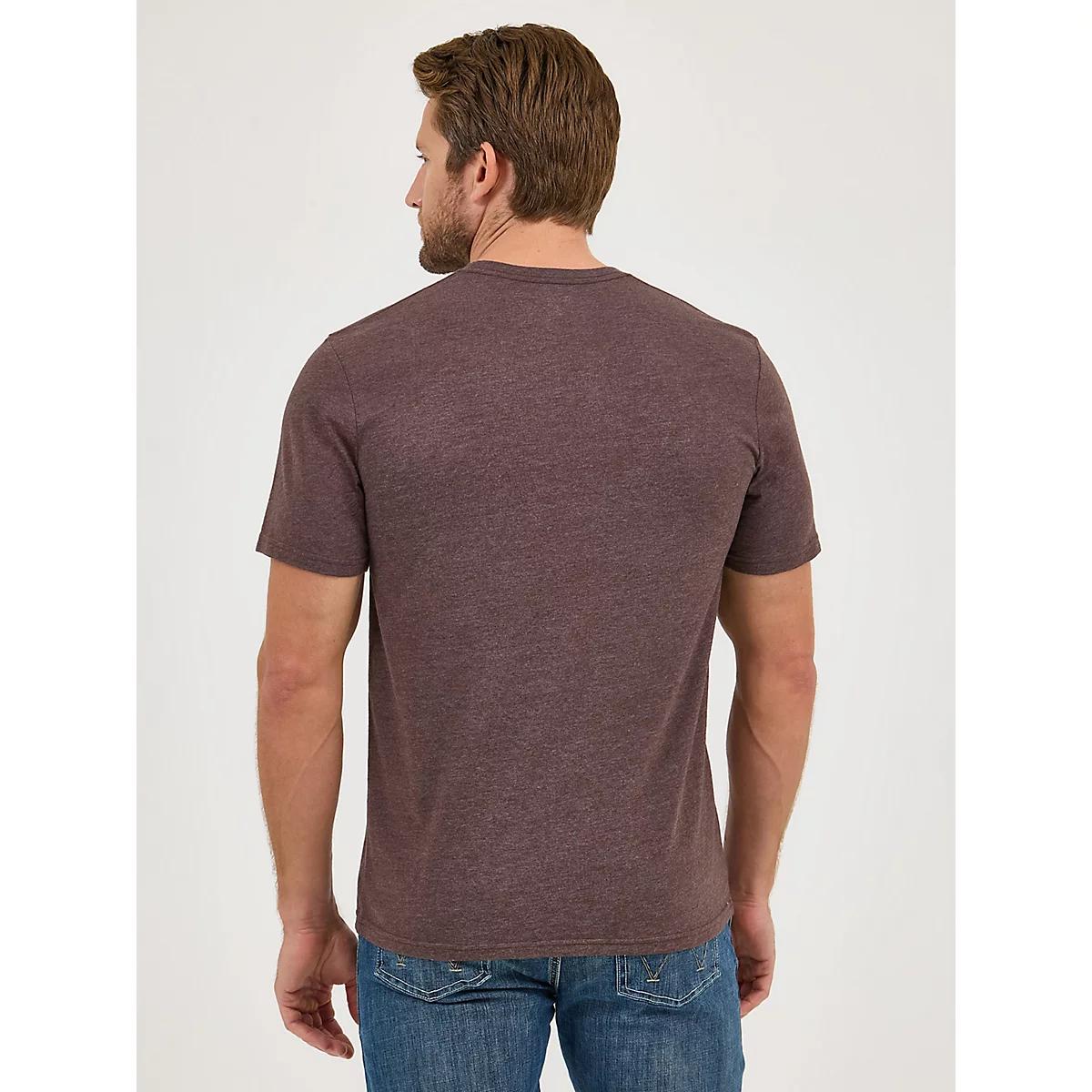 Men's Wrangler Nostalgia Band T-Shirt in Black Coffee Heather Product Image