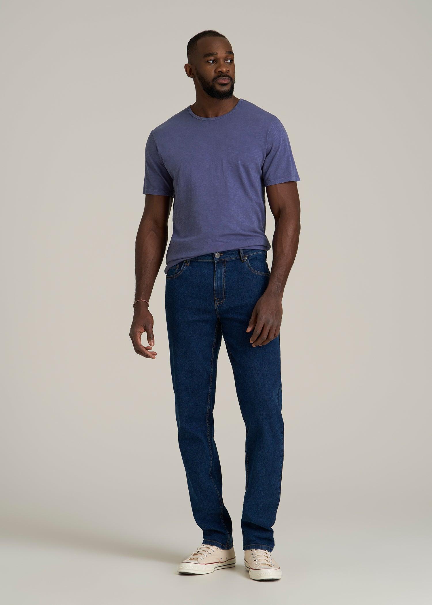REGULAR-FIT Slub Tee for Tall Men in Future Dusk Male Product Image