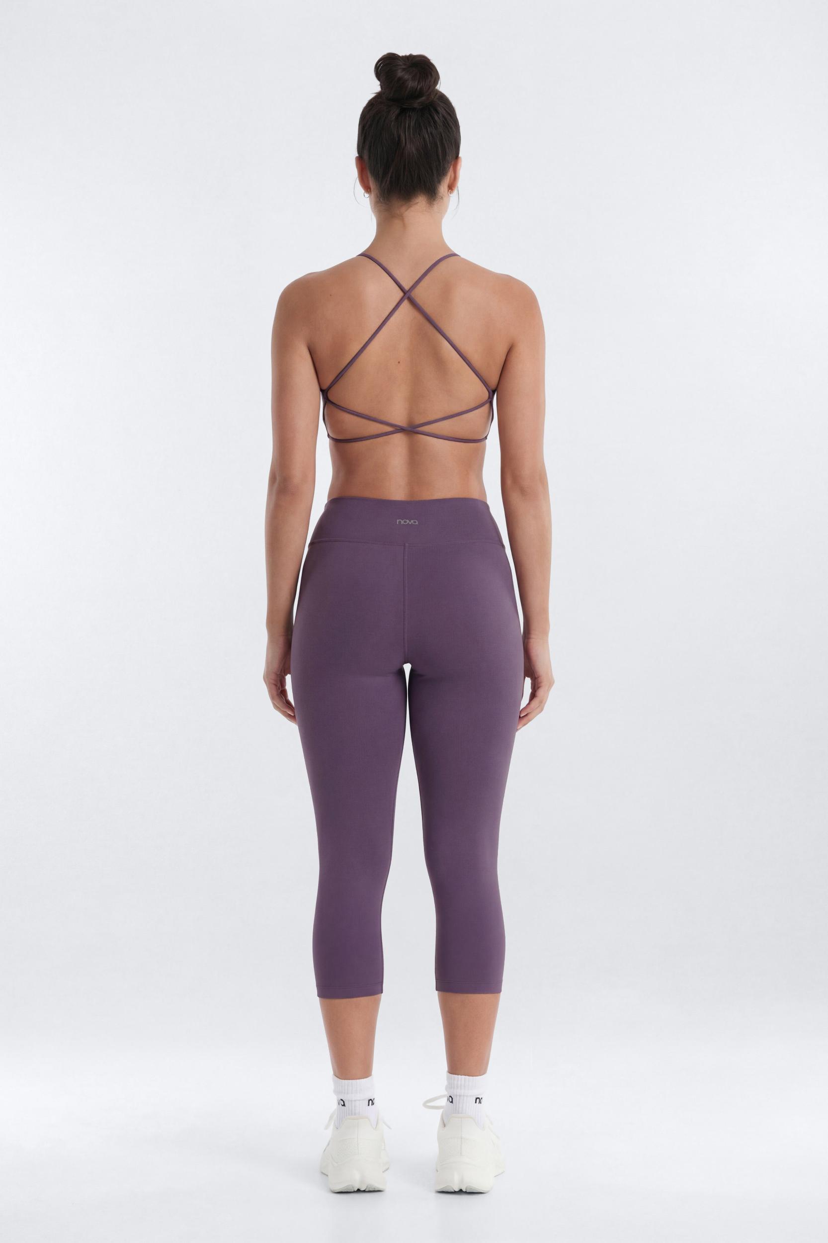 CloudForm™ 18″ Midrise Capri Legging - Iris Female Product Image
