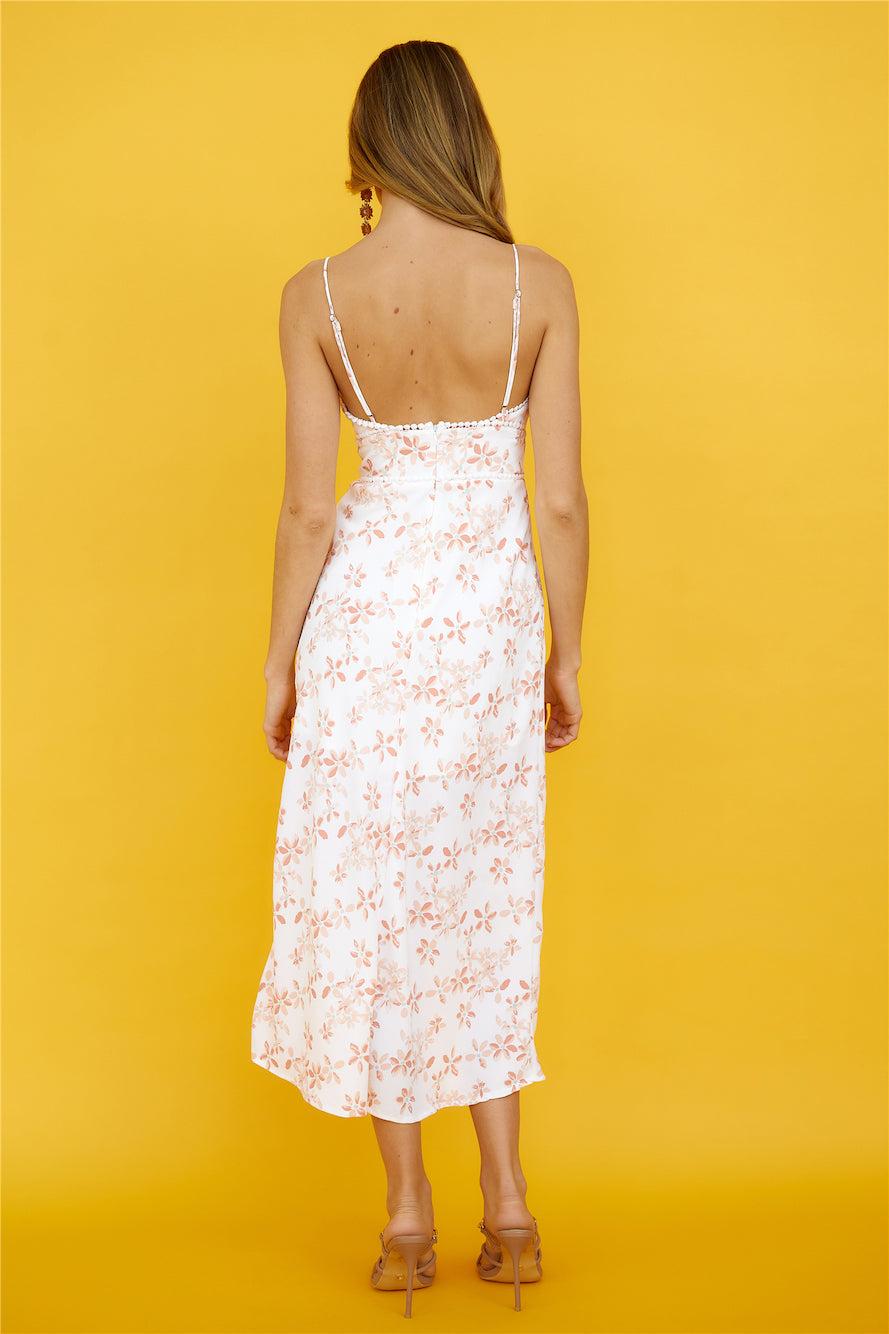 Outdoor Dancing Midi Dress Pink Product Image