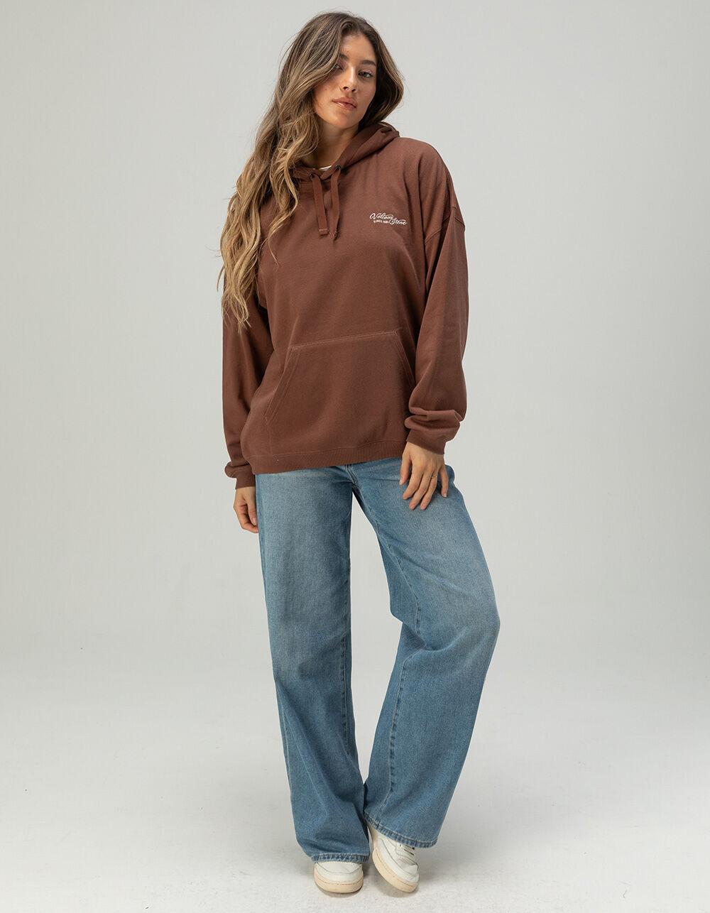 VOLCOM Gold In Hour Womens Hoodie - BROWN Product Image