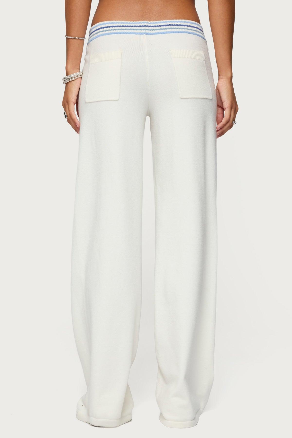 Miya Stripey Knit Pants Product Image