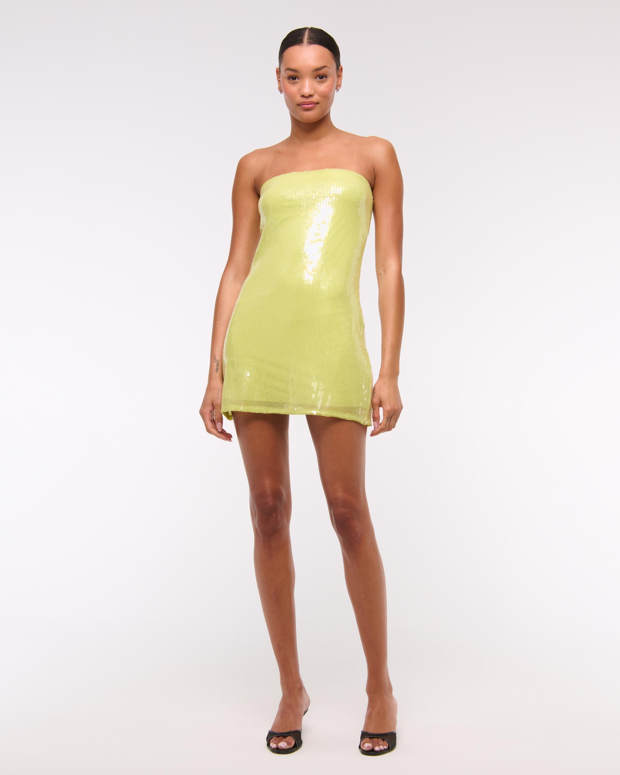 Strapless Sequin Mini Dress Product Image